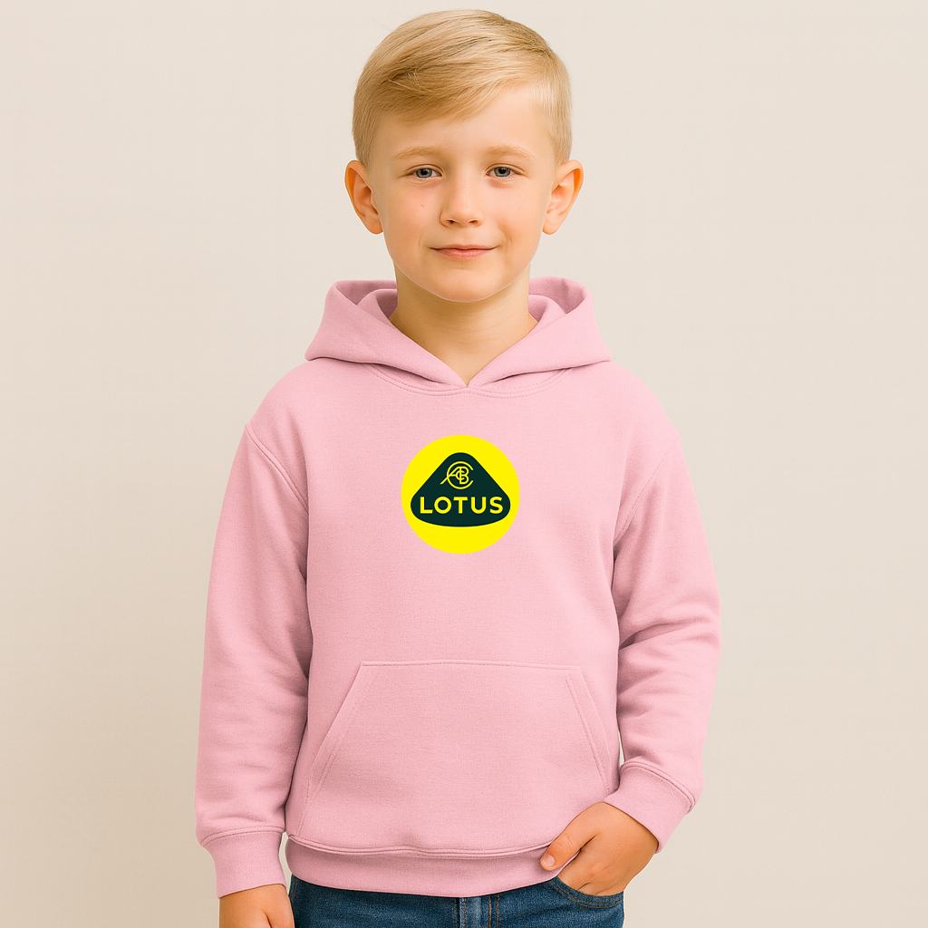 Youth Kids Lotus Car Pullover Hoodie